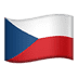 🇨🇿 flag: Czechia display on Apple